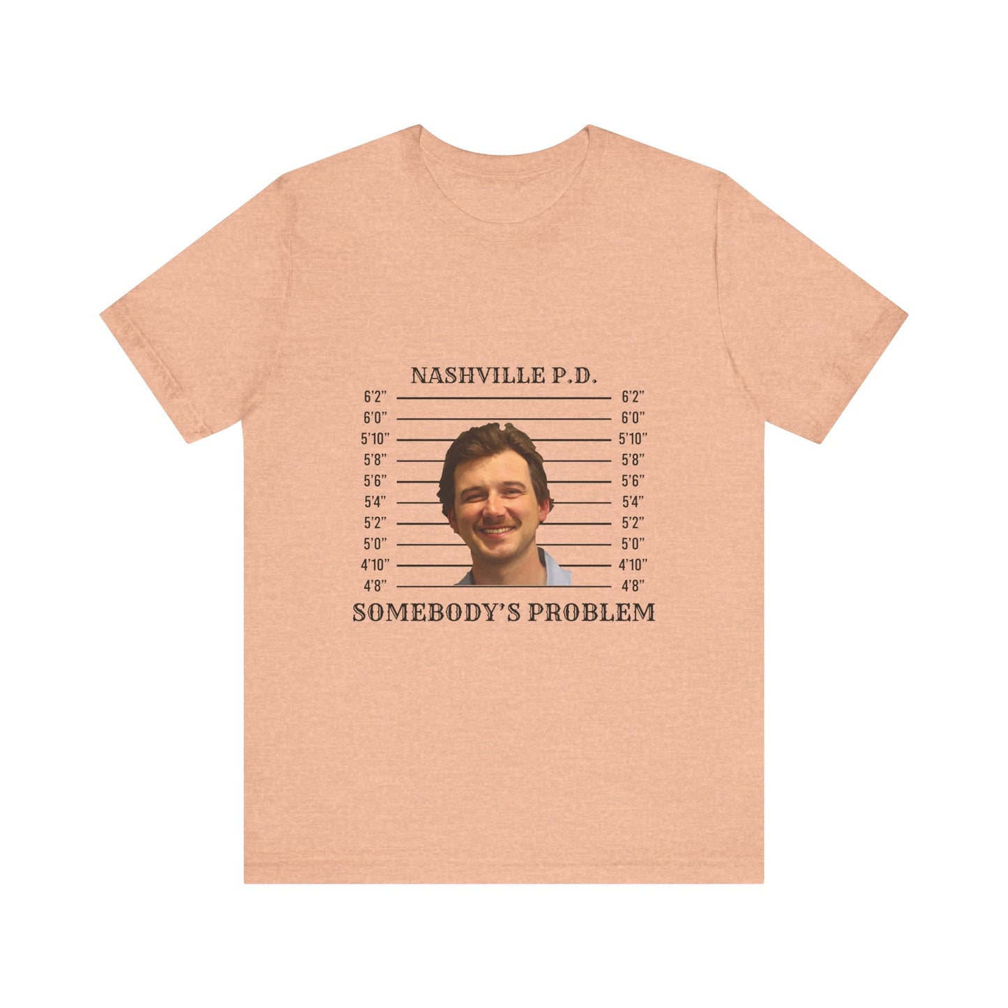 Morgan Mugshot (Unisex Jersey Short Sleeve Tee)