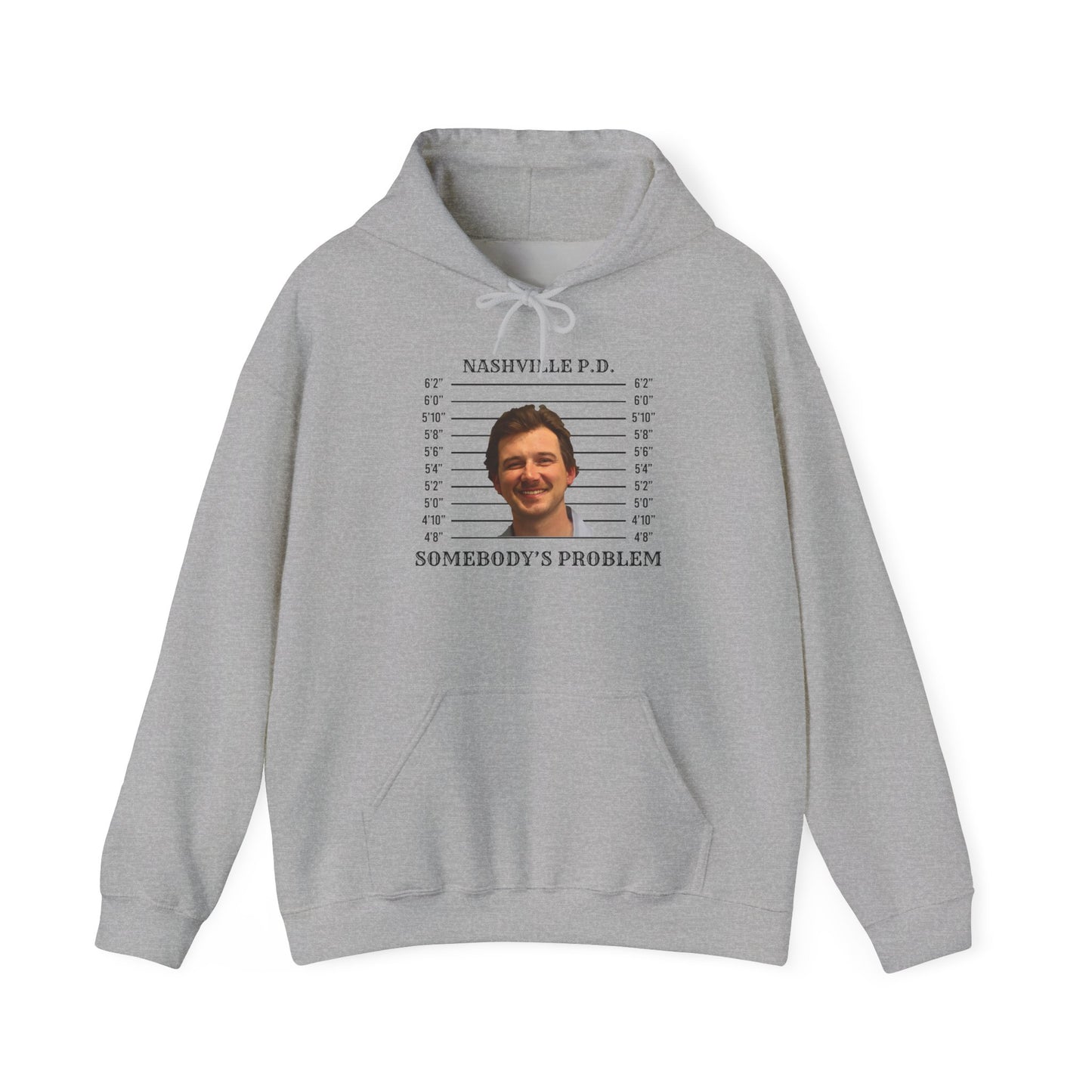 Morgan Mugshot (Unisex Heavy Blend™ Hooded Sweatshirt)