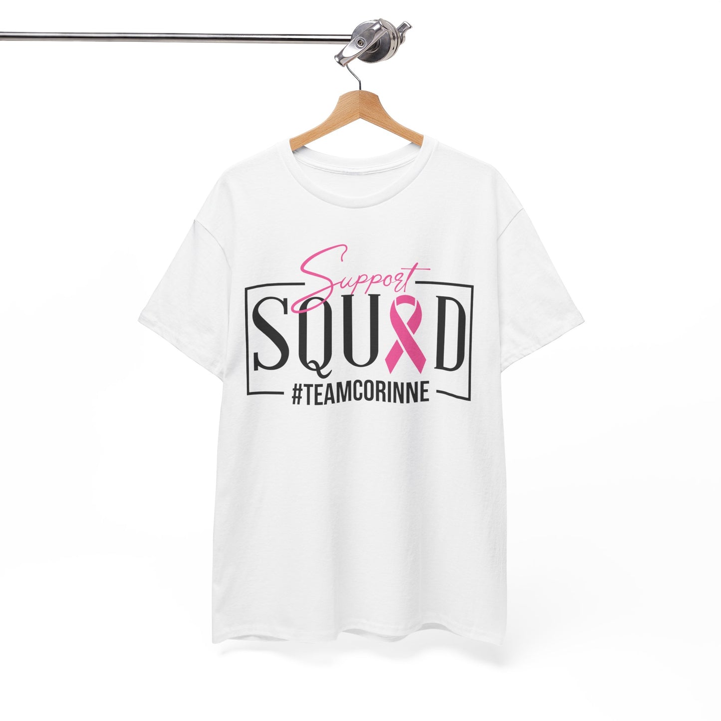 Support Squad Unisex Heavy Cotton Tee - #TeamCorinne