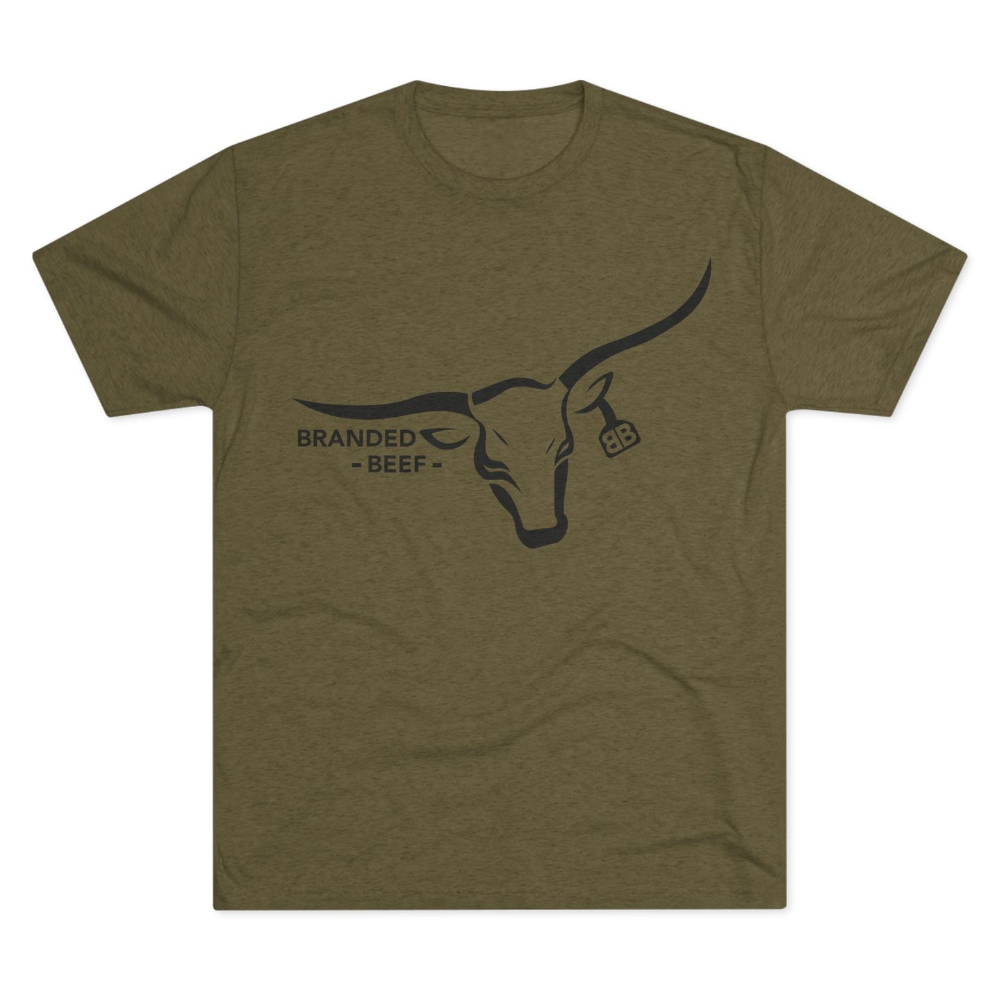 Branded Beef Unisex Tri-Blend Crew Tee