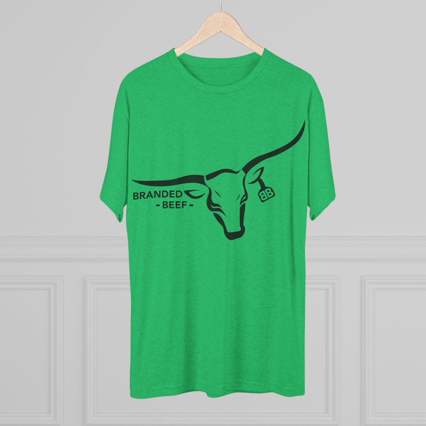Branded Beef Unisex Tri-Blend Crew Tee