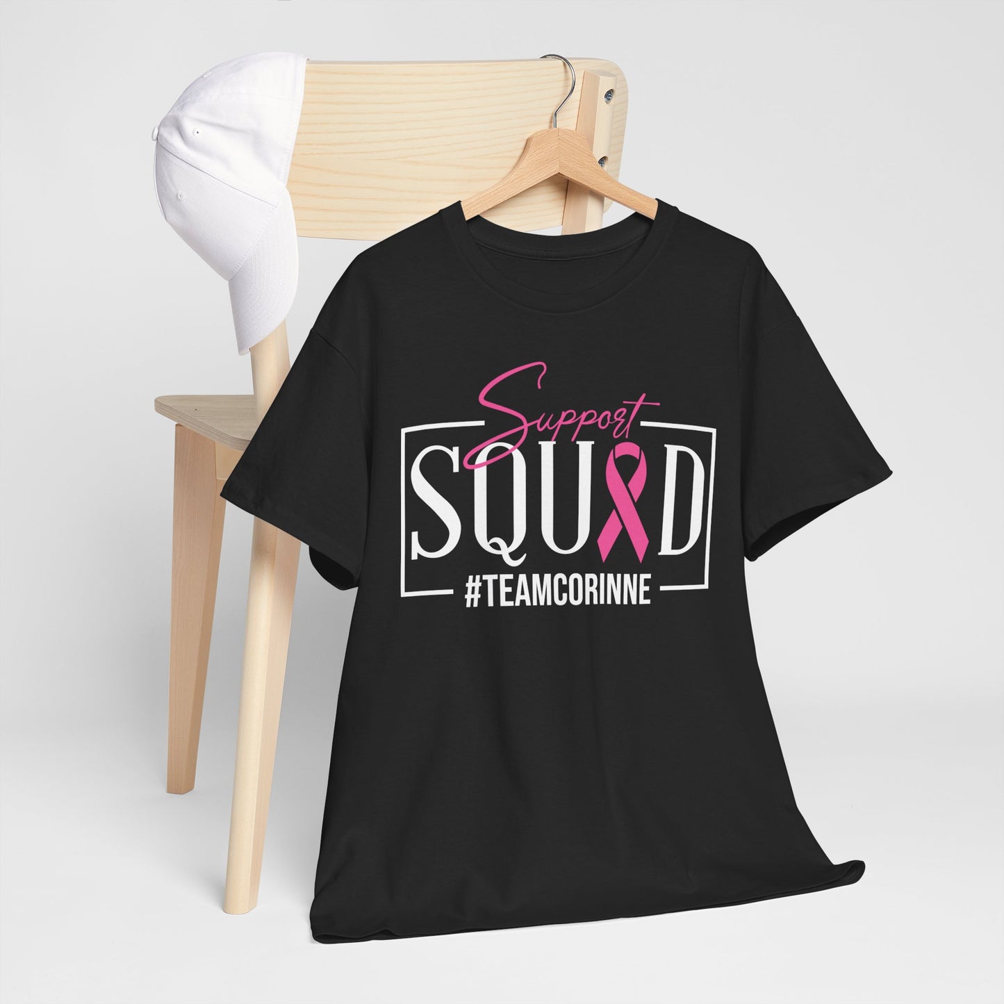 Support Squad Unisex Heavy Cotton Tee - #TeamCorinne