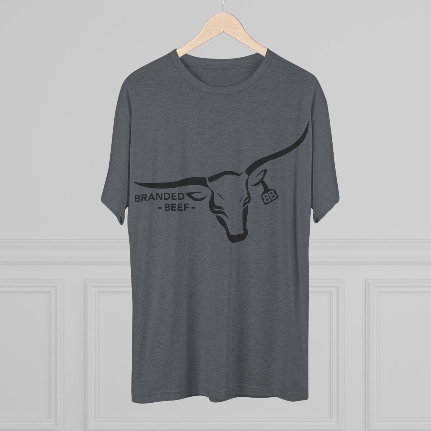 Branded Beef Unisex Tri-Blend Crew Tee
