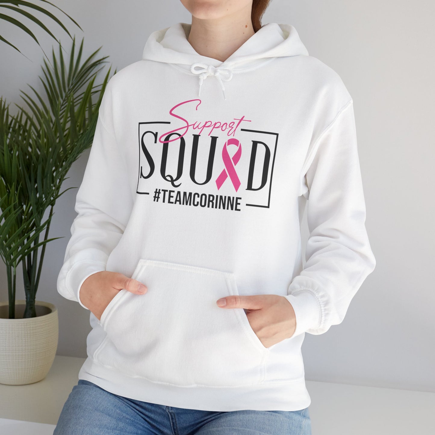 Support Squad Hooded Sweatshirt - #TeamCorinne