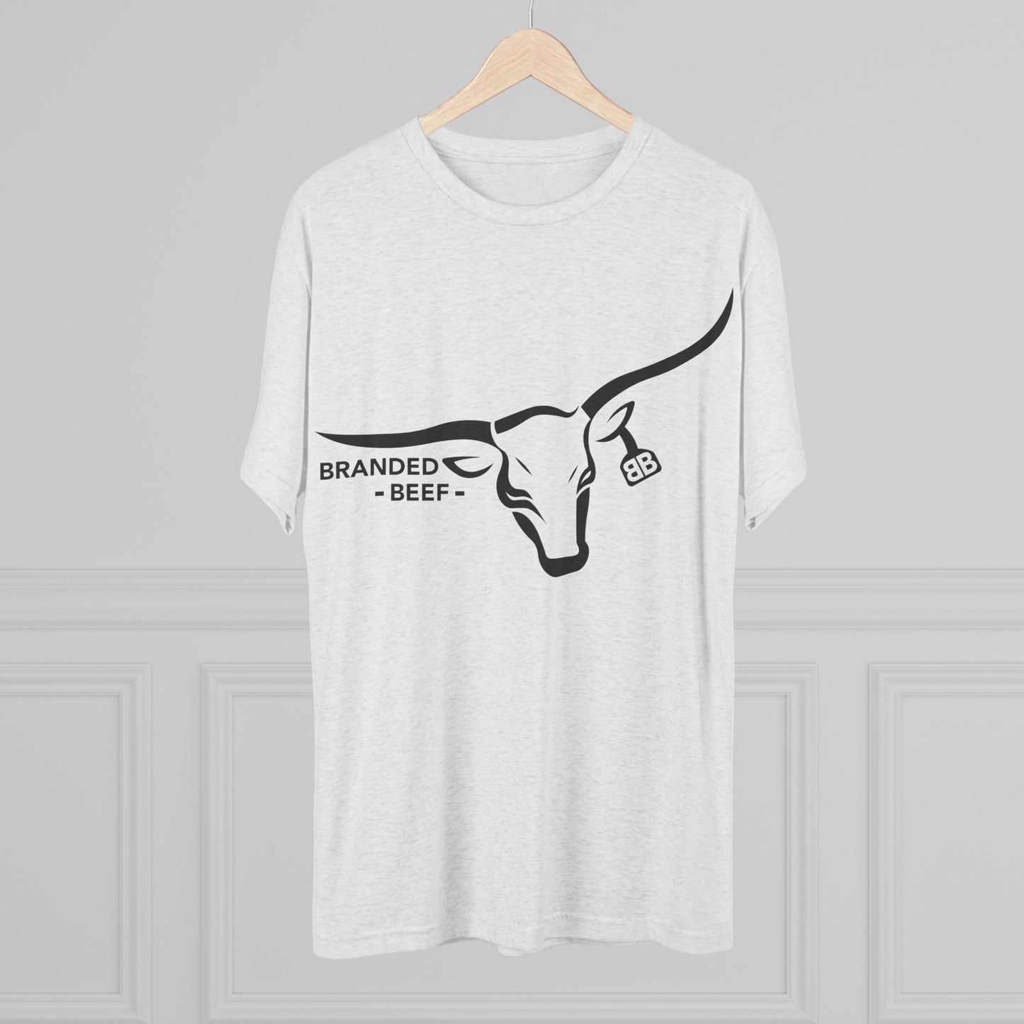 Branded Beef Unisex Tri-Blend Crew Tee