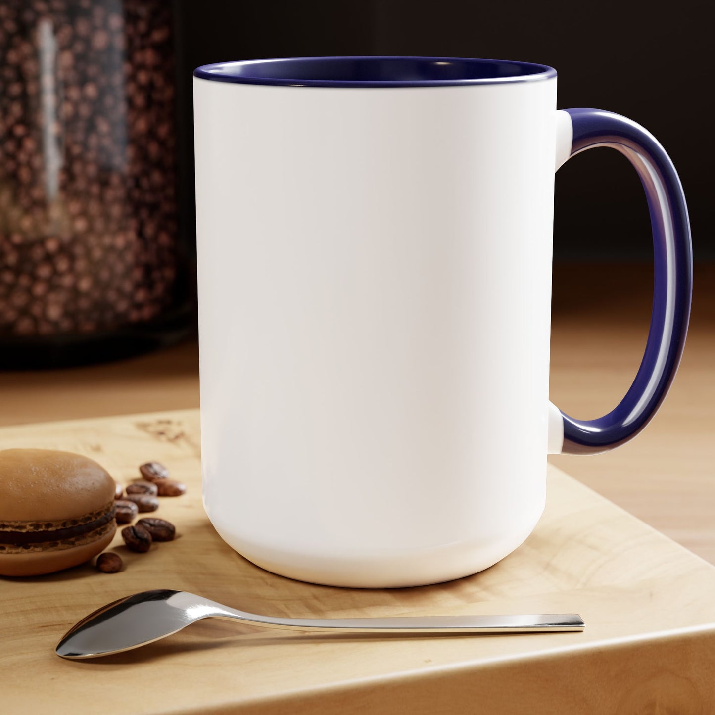Morgan Mugshot (Two-Tone Coffee Mugs, 15oz)
