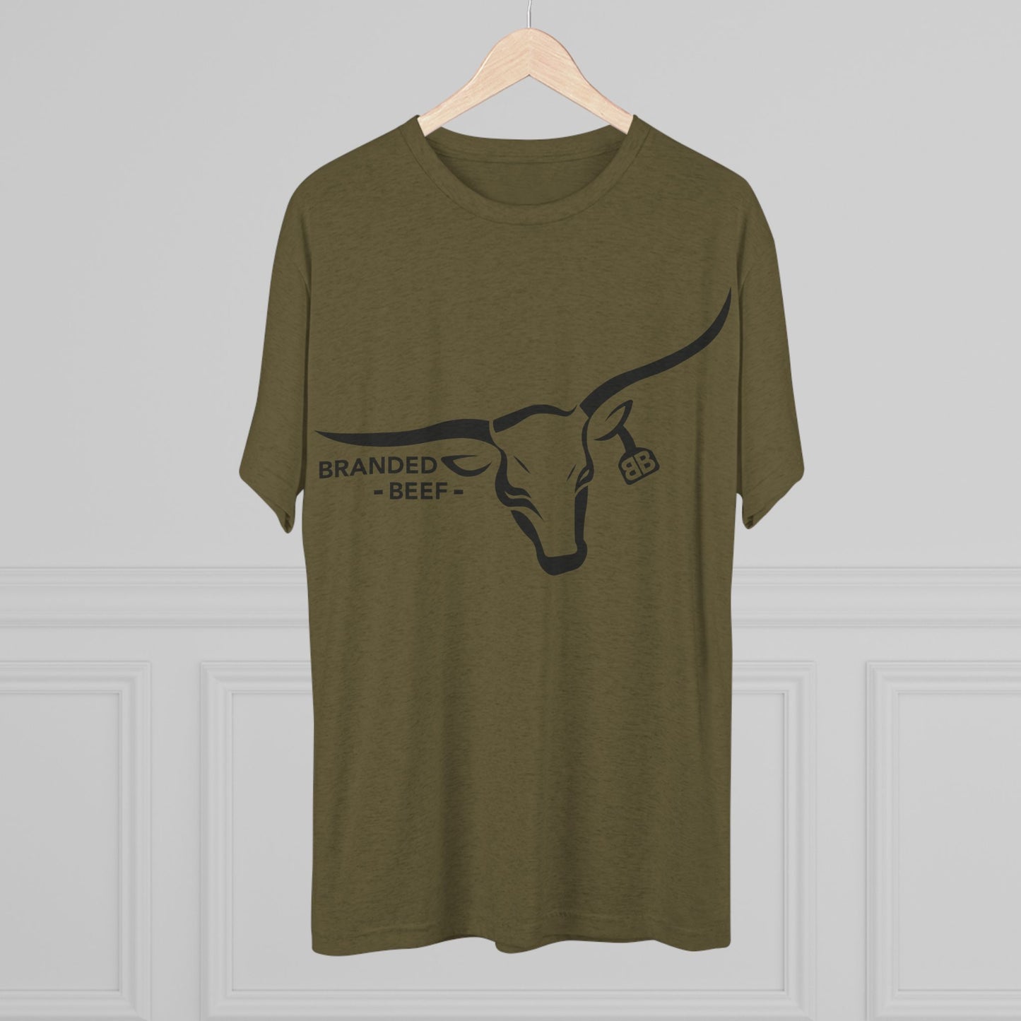 Branded Beef Unisex Tri-Blend Crew Tee