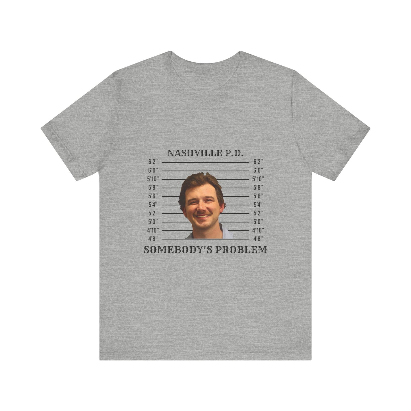 Morgan Mugshot (Unisex Jersey Short Sleeve Tee)
