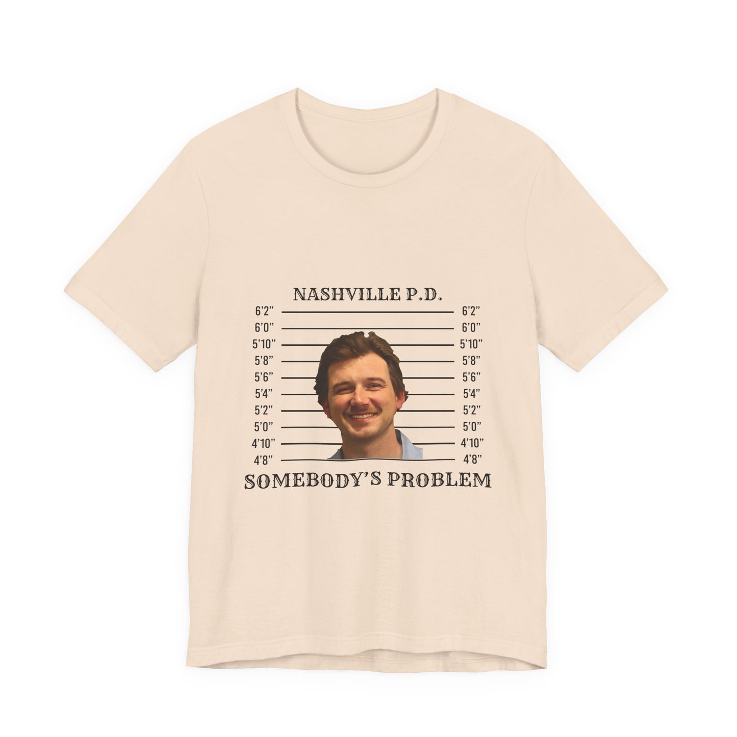 Morgan Mugshot (Unisex Jersey Short Sleeve Tee)