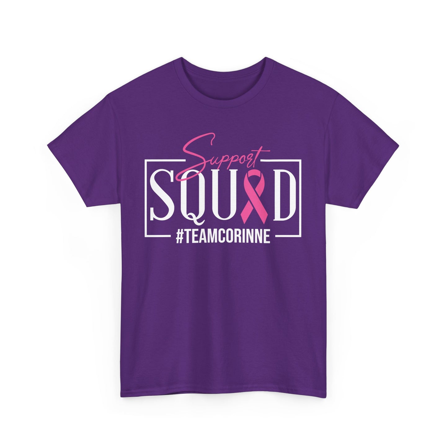 Support Squad Unisex Heavy Cotton Tee - #TeamCorinne