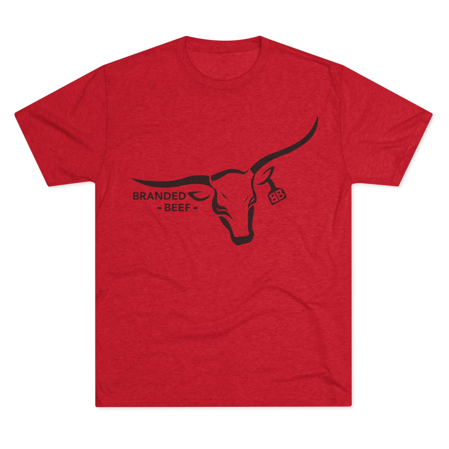 Branded Beef Unisex Tri-Blend Crew Tee