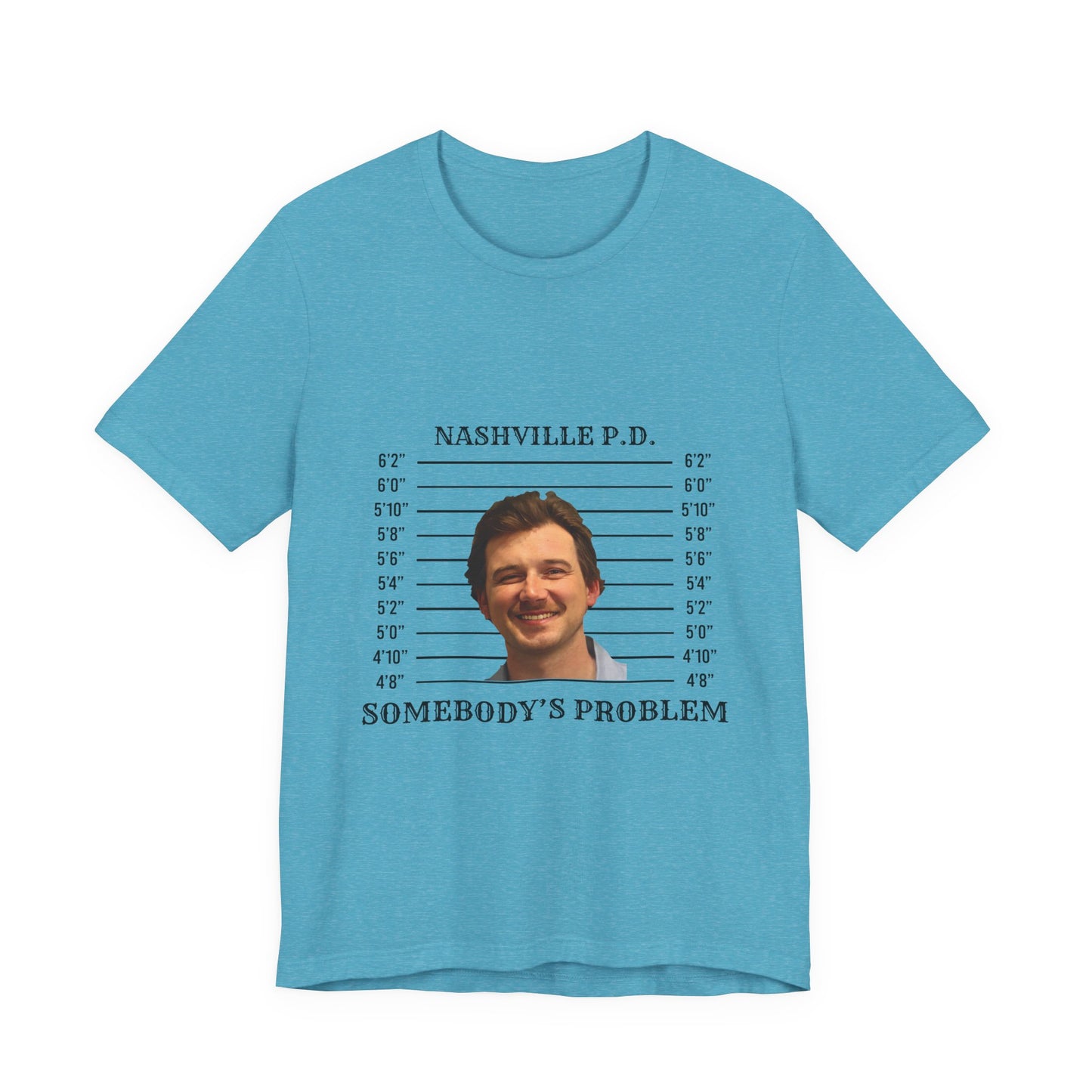 Morgan Mugshot (Unisex Jersey Short Sleeve Tee)