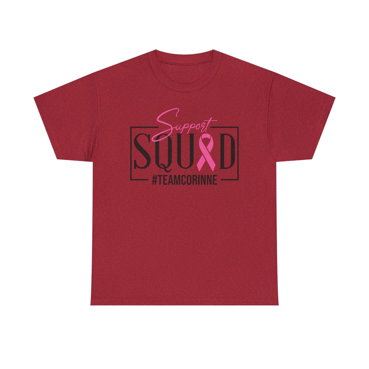 Support Squad Unisex Heavy Cotton Tee - #TeamCorinne