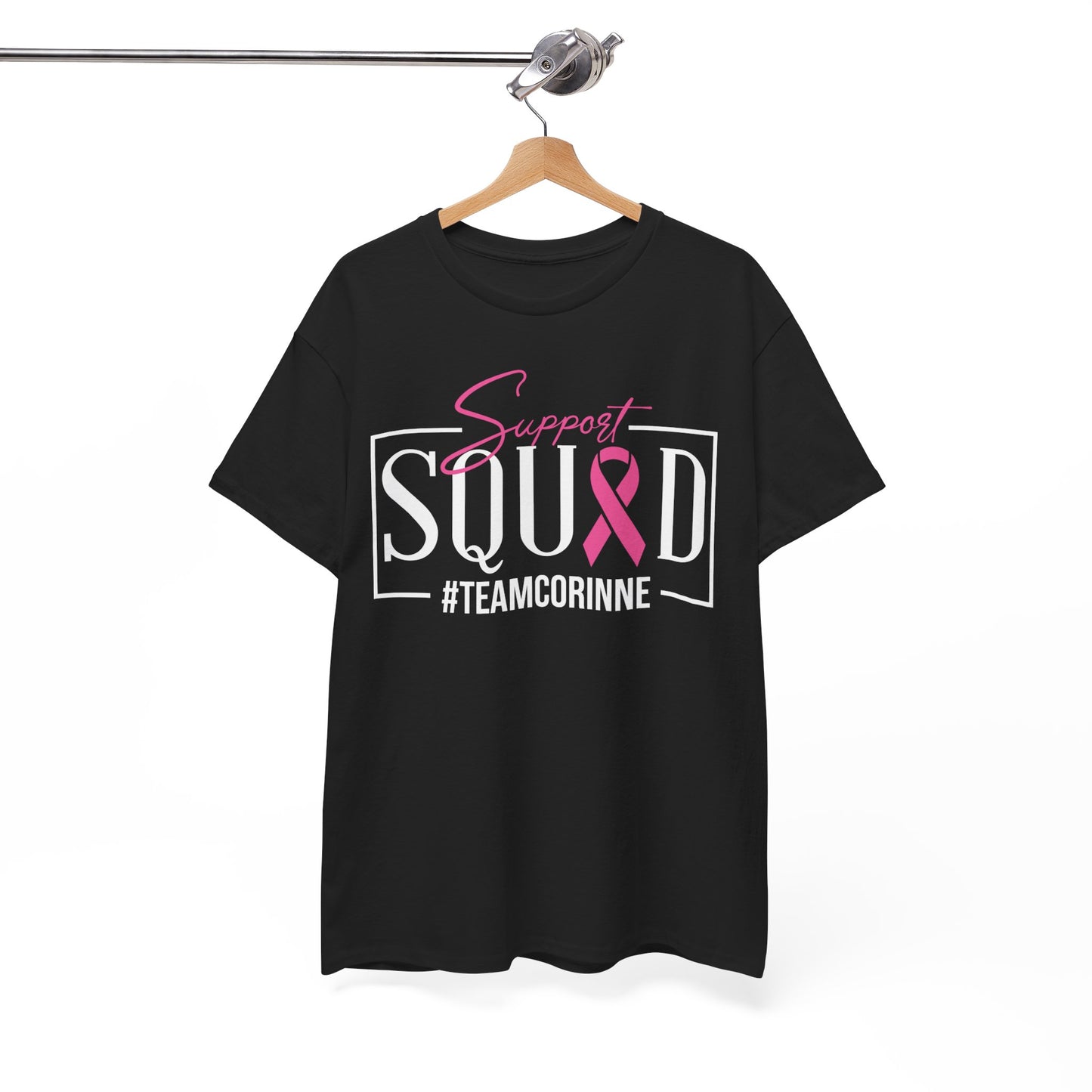 Support Squad Unisex Heavy Cotton Tee - #TeamCorinne