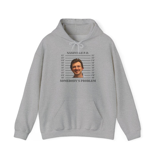 Morgan Mugshot (Unisex Heavy Blend™ Hooded Sweatshirt)