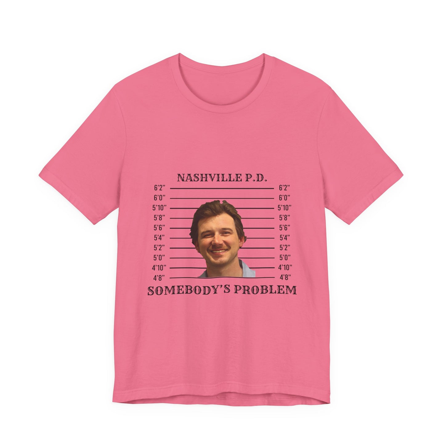 Morgan Mugshot (Unisex Jersey Short Sleeve Tee)
