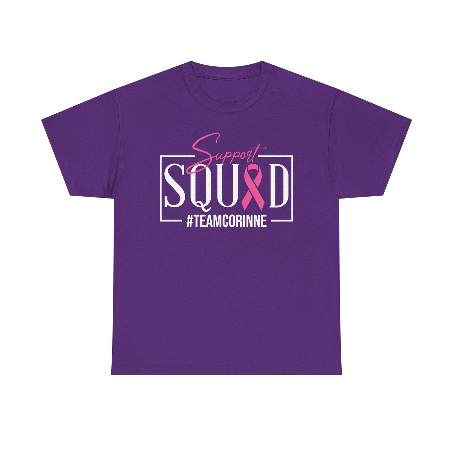 Support Squad Unisex Heavy Cotton Tee - #TeamCorinne