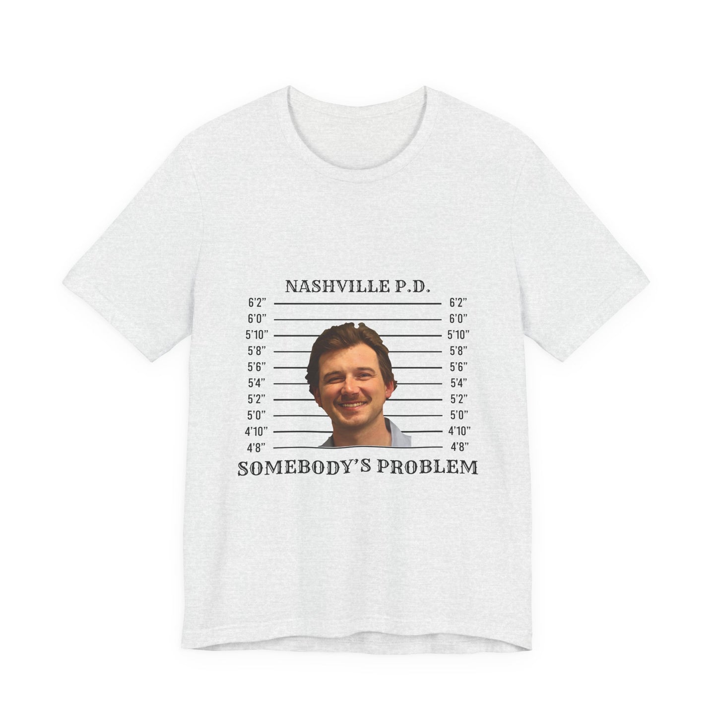 Morgan Mugshot (Unisex Jersey Short Sleeve Tee)