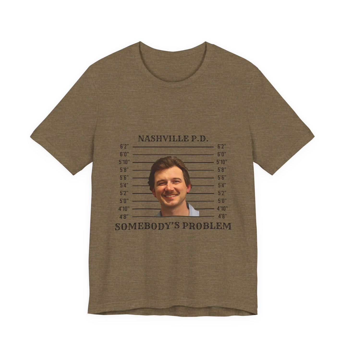 Morgan Mugshot (Unisex Jersey Short Sleeve Tee)