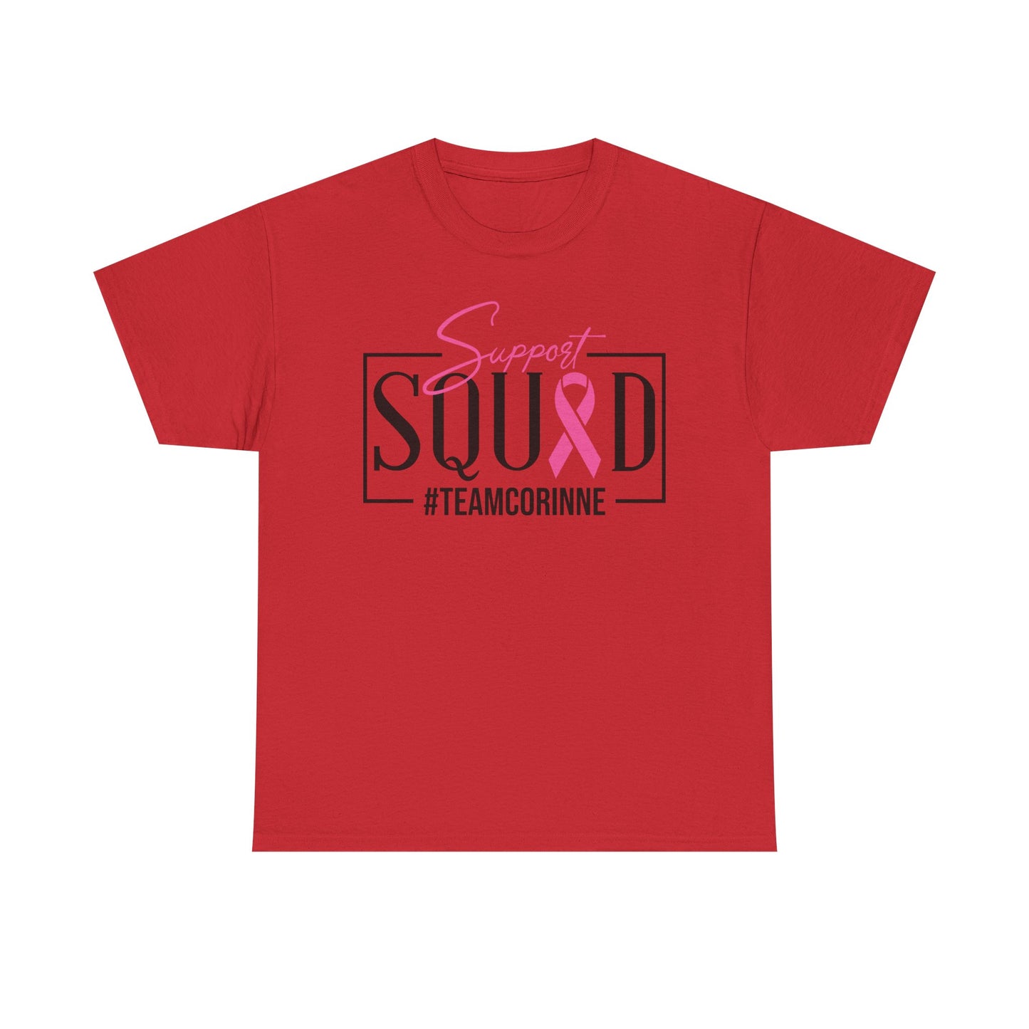 Support Squad Unisex Heavy Cotton Tee - #TeamCorinne