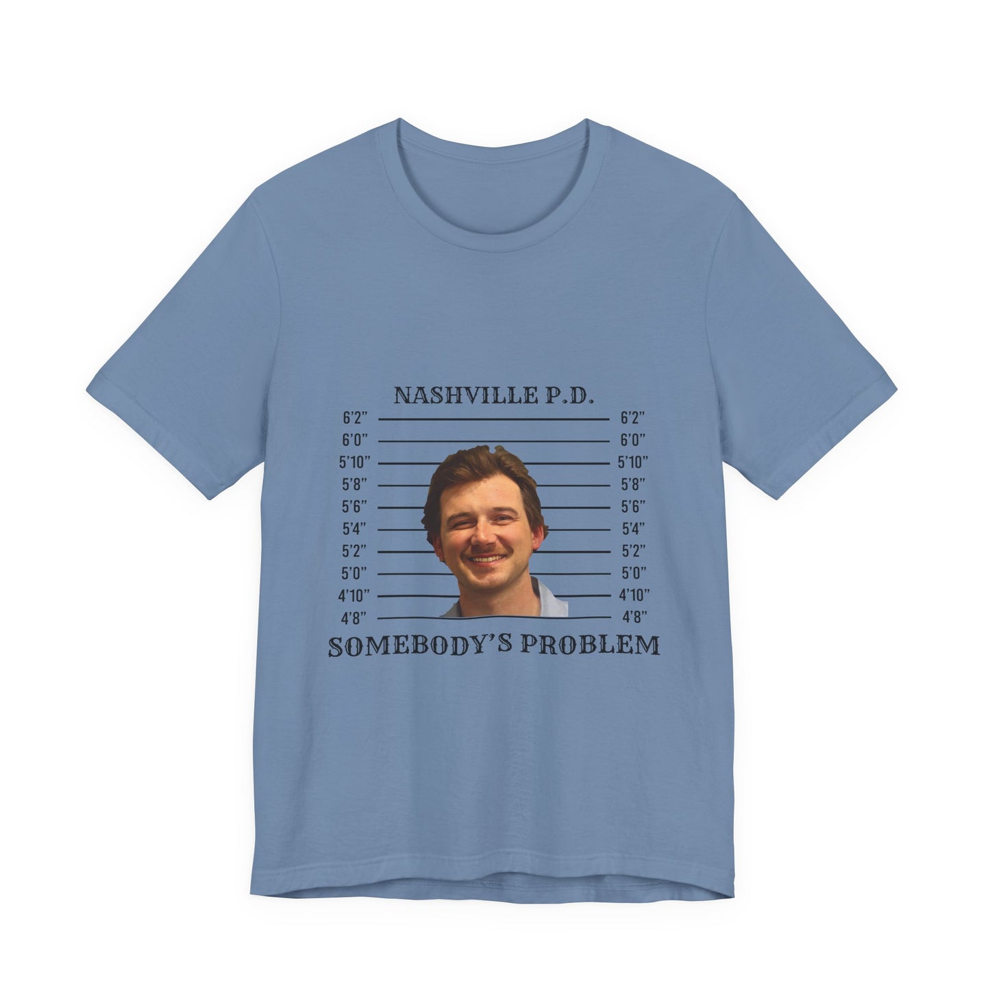 Morgan Mugshot (Unisex Jersey Short Sleeve Tee)