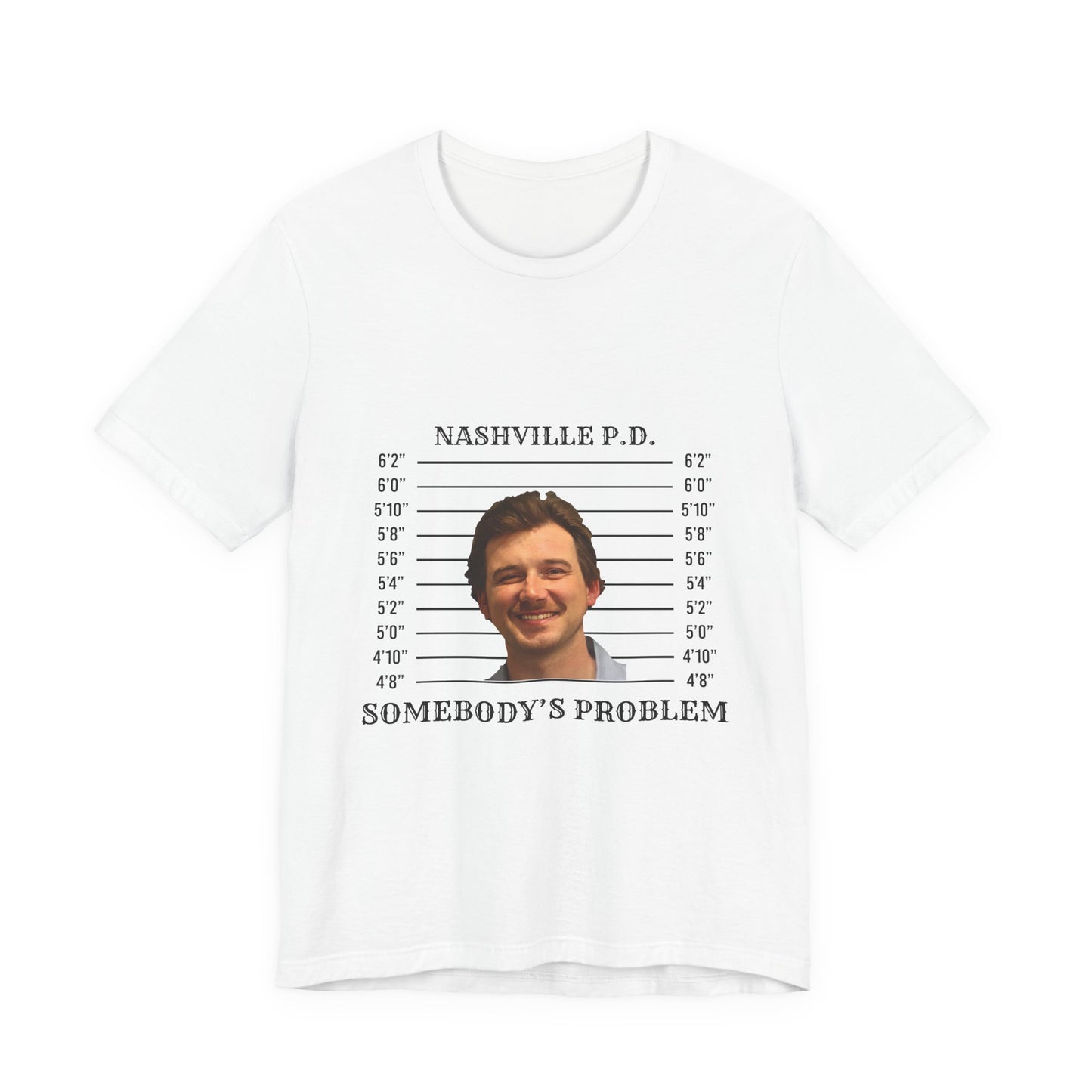 Morgan Mugshot (Unisex Jersey Short Sleeve Tee)