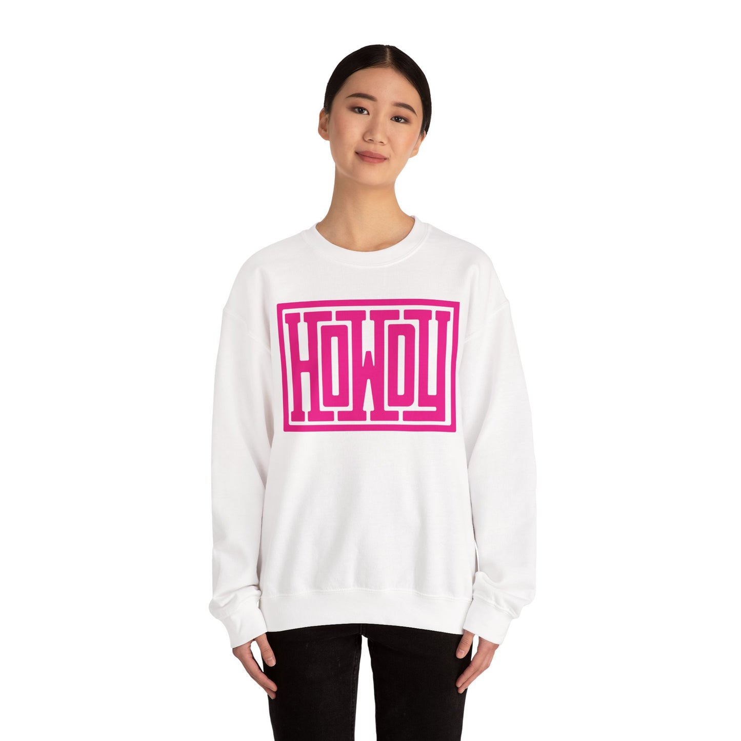 Howdy Unisex Heavy Blend™ Crewneck Sweatshirt - Cozy Casual Wear for Everyday Joy, Gift for Friends, Festivals, and Birthdays, [...]