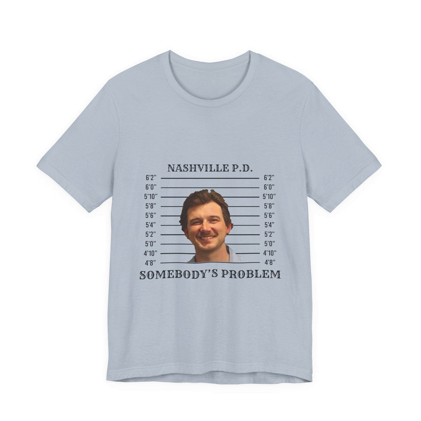 Morgan Mugshot (Unisex Jersey Short Sleeve Tee)