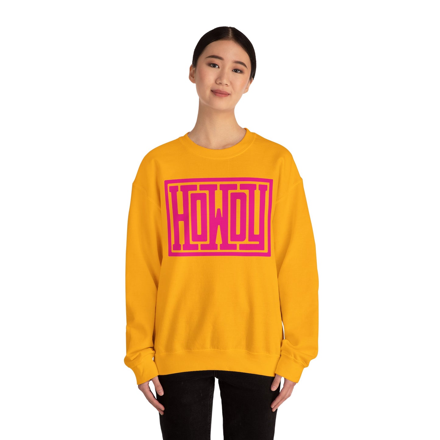 Howdy Unisex Heavy Blend™ Crewneck Sweatshirt - Cozy Casual Wear for Everyday Joy, Gift for Friends, Festivals, and Birthdays, [...]
