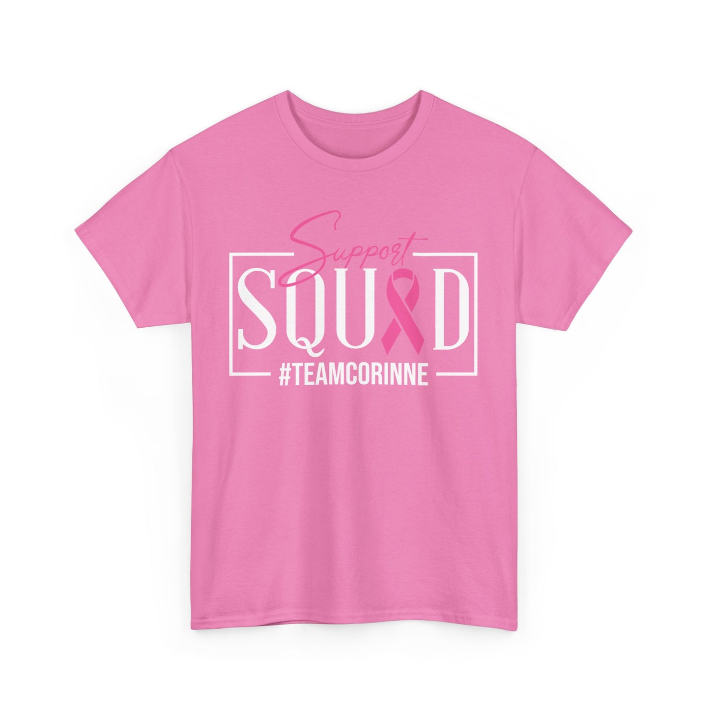 Support Squad Unisex Heavy Cotton Tee - #TeamCorinne