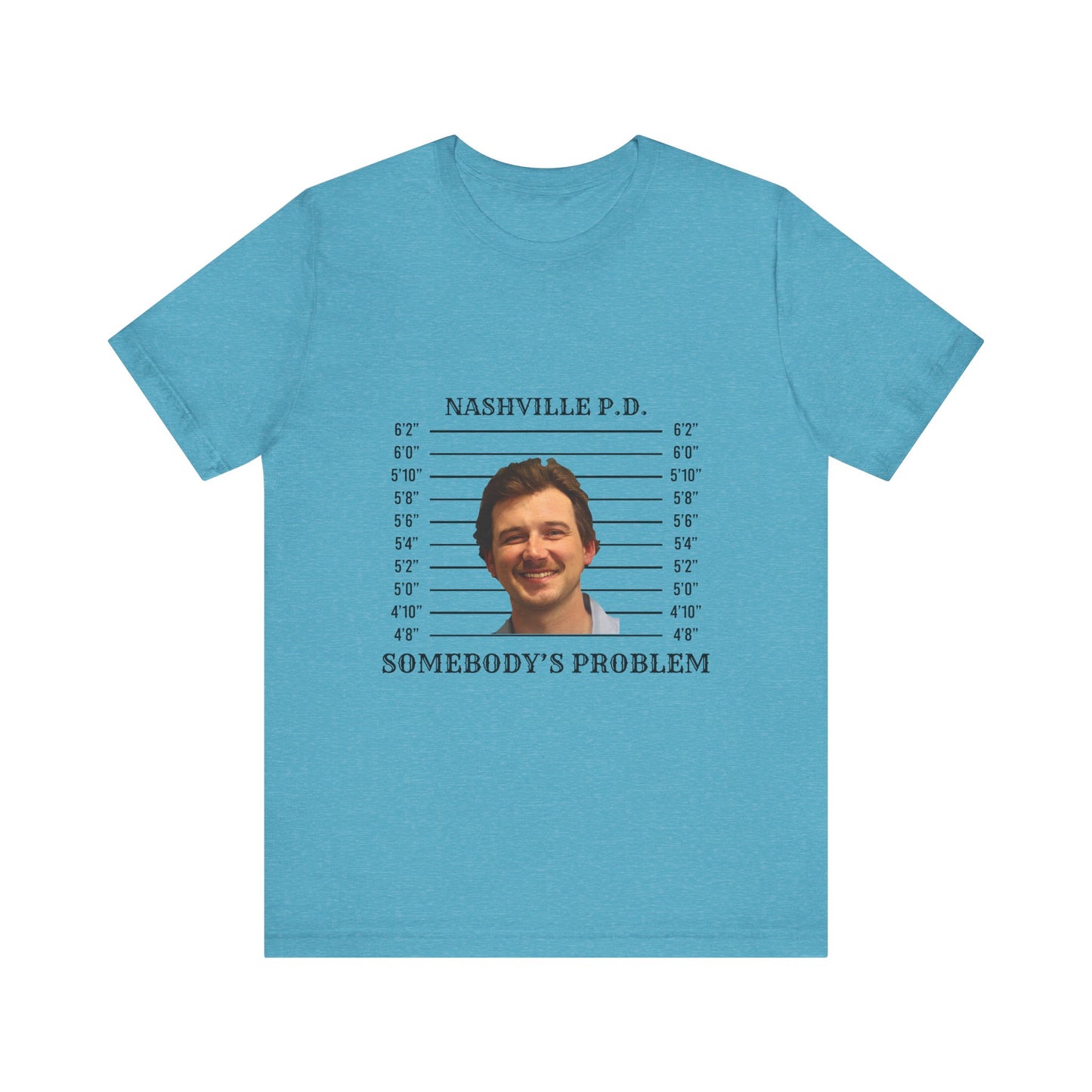 Morgan Mugshot (Unisex Jersey Short Sleeve Tee)