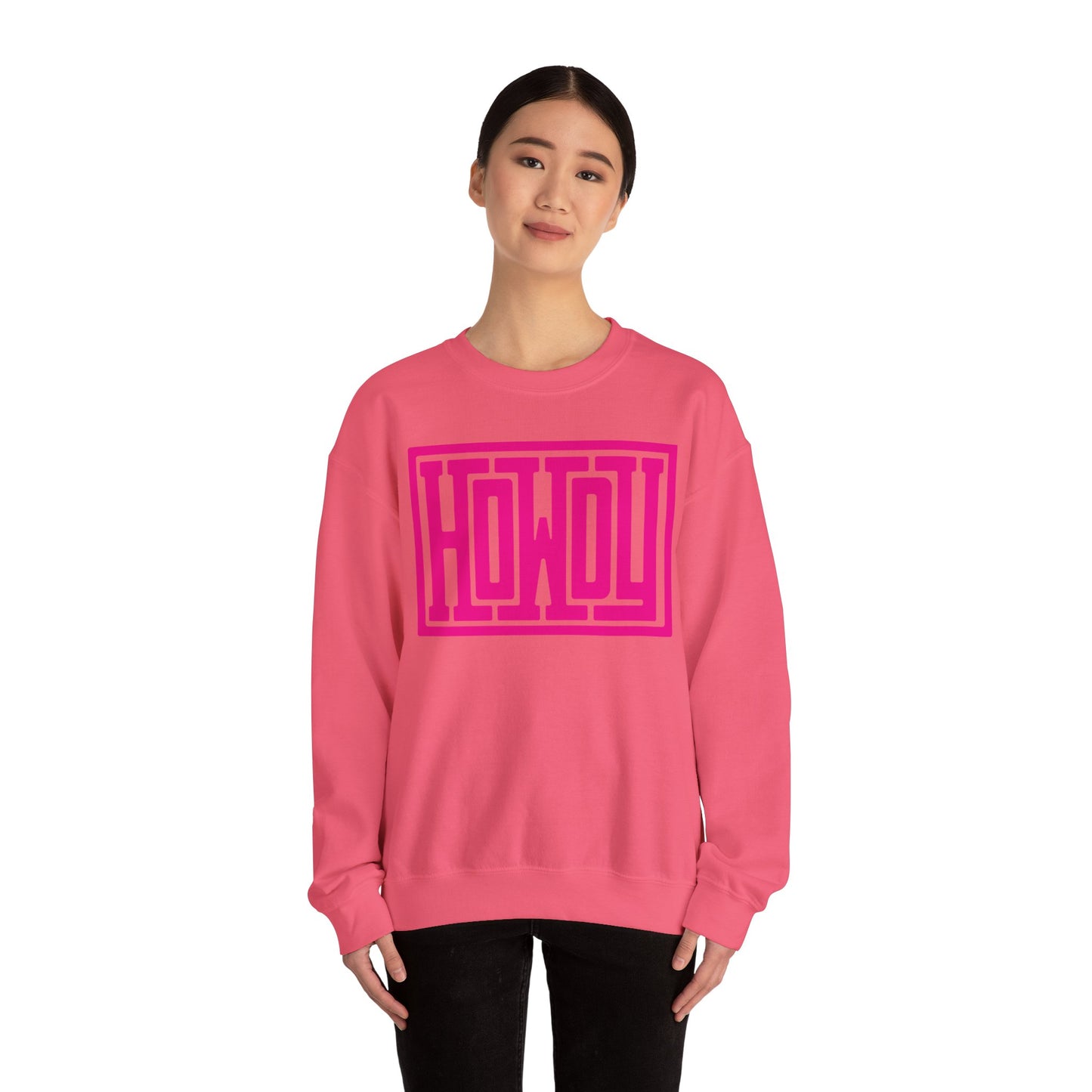 Howdy Unisex Heavy Blend™ Crewneck Sweatshirt - Cozy Casual Wear for Everyday Joy, Gift for Friends, Festivals, and Birthdays, [...]