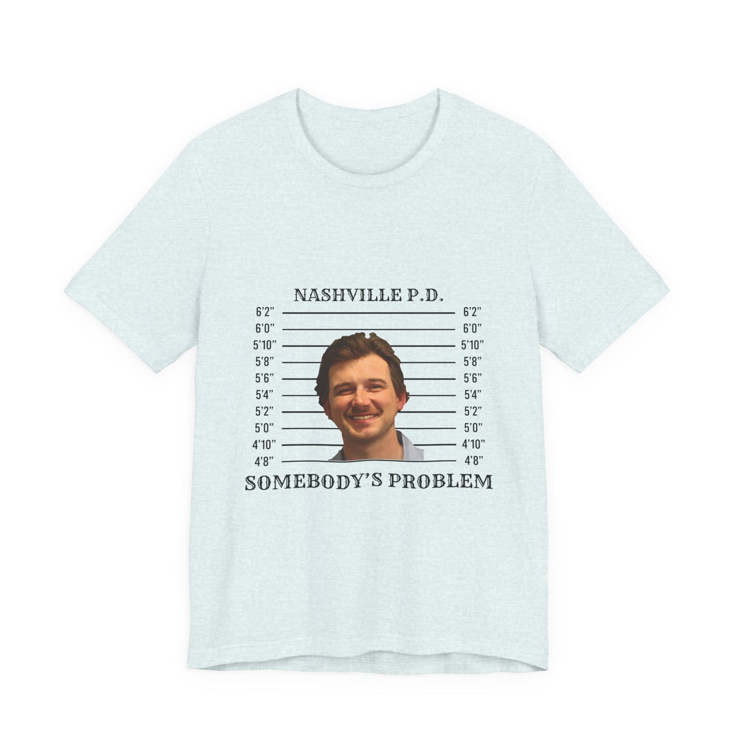 Morgan Mugshot (Unisex Jersey Short Sleeve Tee)