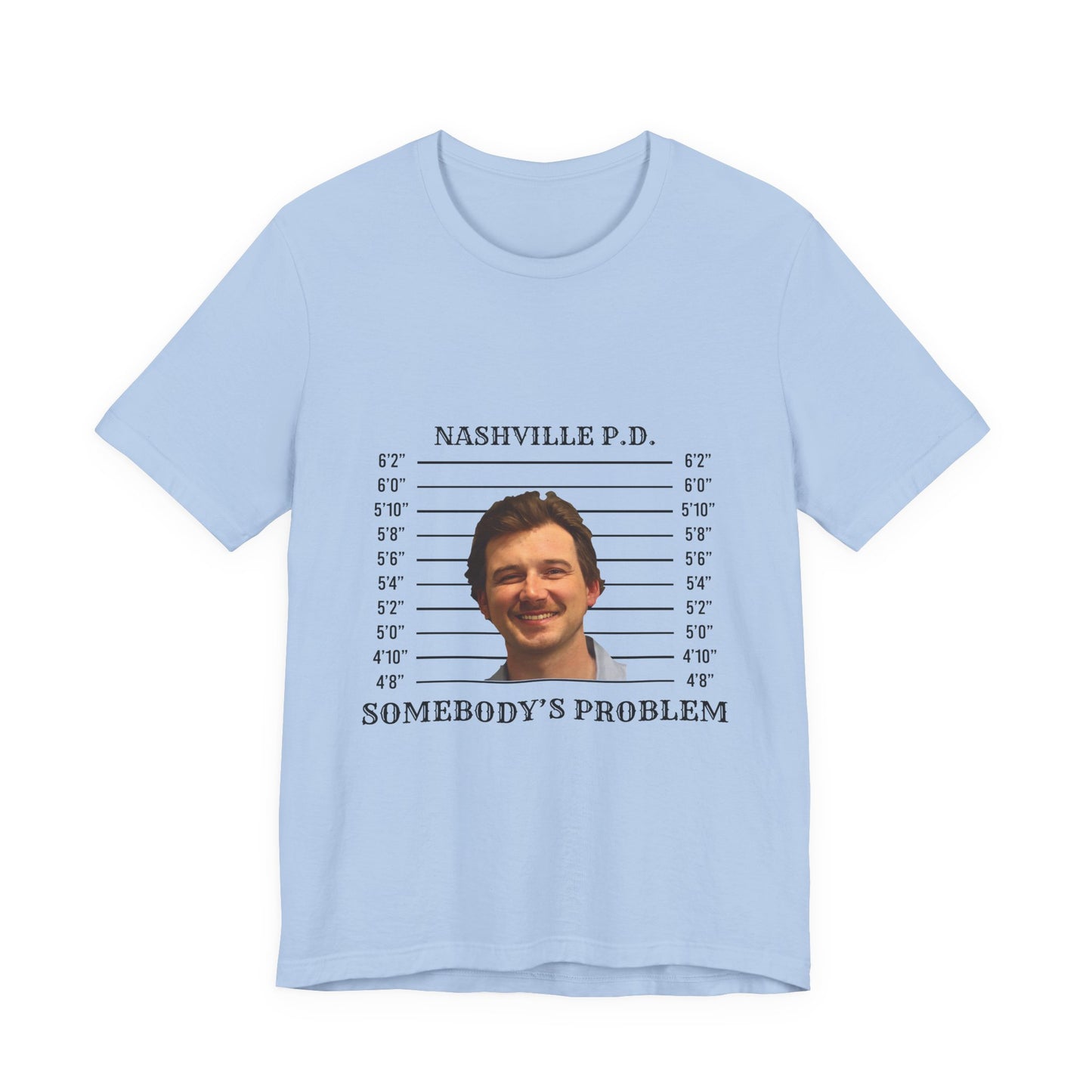 Morgan Mugshot (Unisex Jersey Short Sleeve Tee)