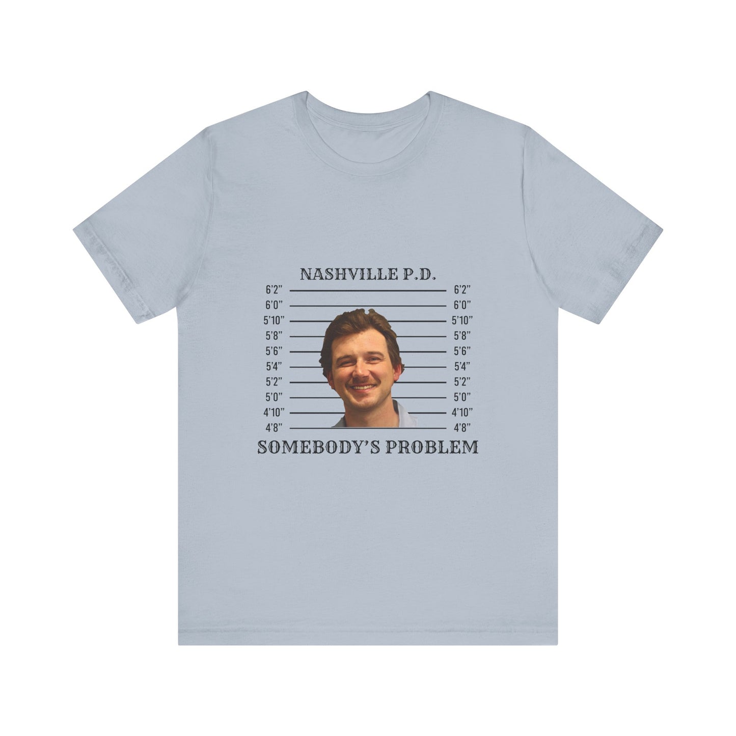 Morgan Mugshot (Unisex Jersey Short Sleeve Tee)