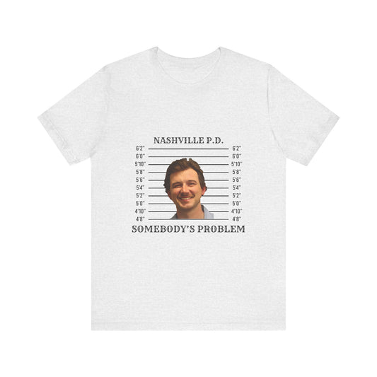 Morgan Mugshot (Unisex Jersey Short Sleeve Tee)