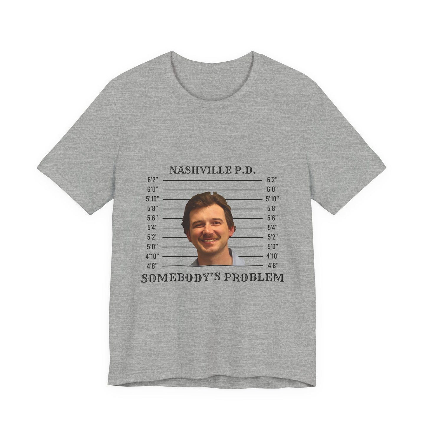 Morgan Mugshot (Unisex Jersey Short Sleeve Tee)