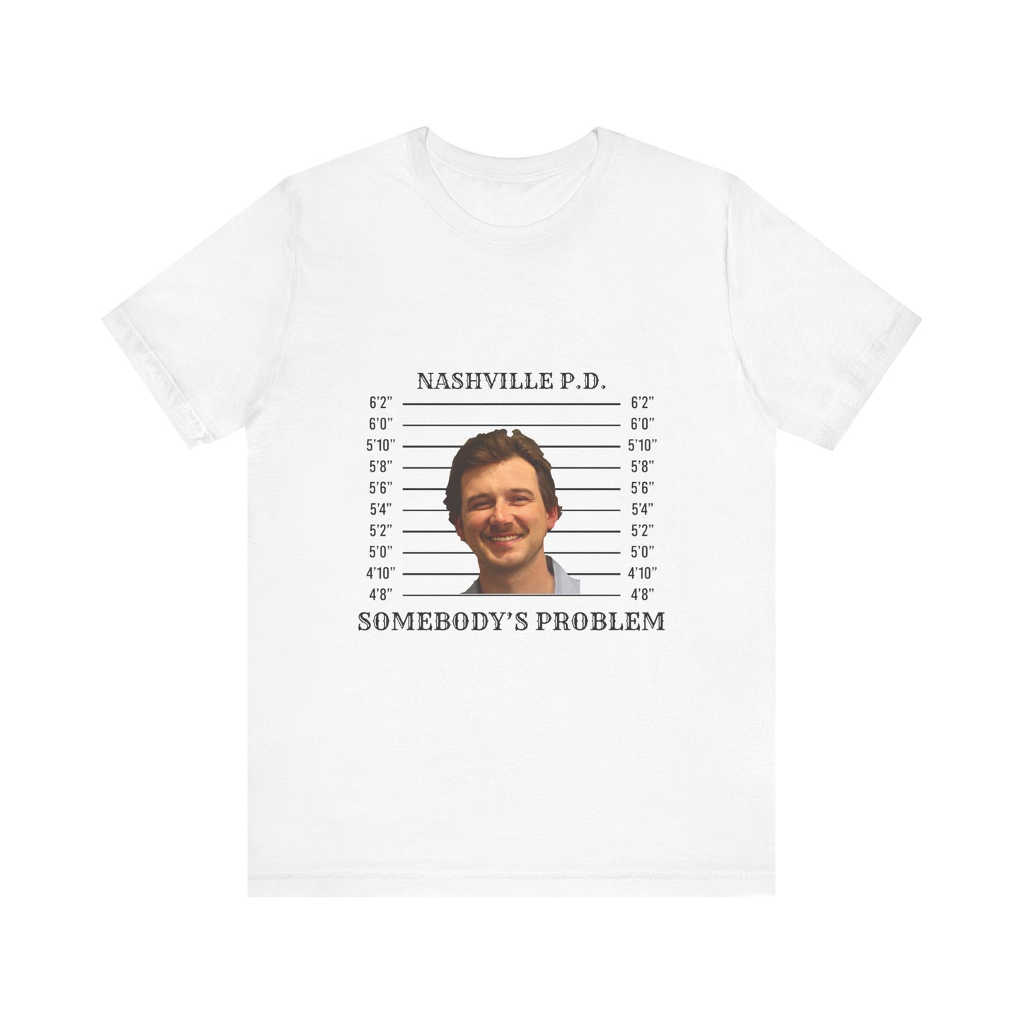 Morgan Mugshot (Unisex Jersey Short Sleeve Tee)