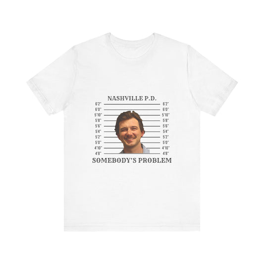 Morgan Mugshot (Unisex Jersey Short Sleeve Tee)
