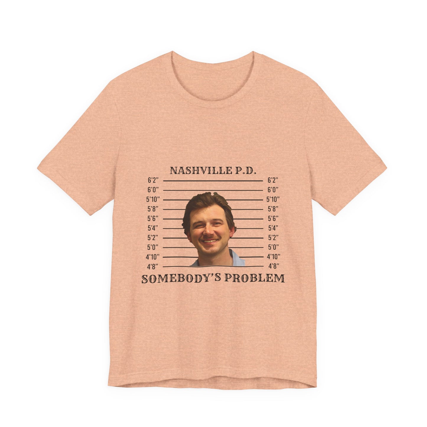 Morgan Mugshot (Unisex Jersey Short Sleeve Tee)