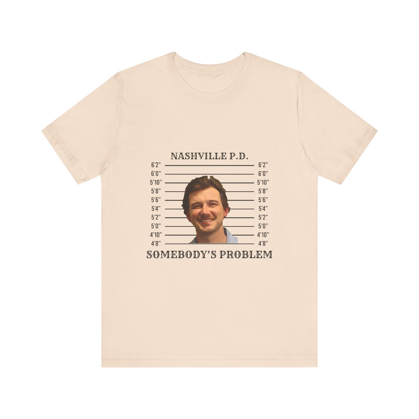 Morgan Mugshot (Unisex Jersey Short Sleeve Tee)