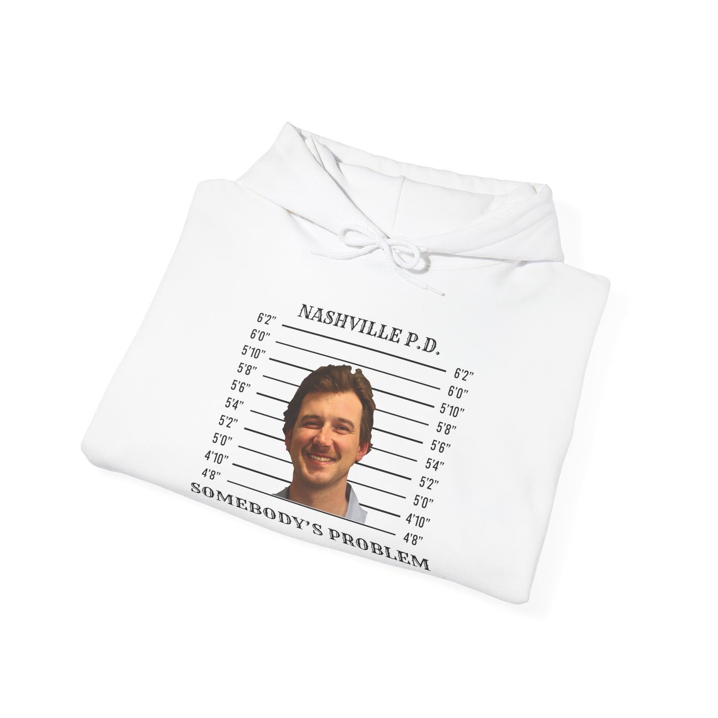 Morgan Mugshot (Unisex Heavy Blend™ Hooded Sweatshirt)