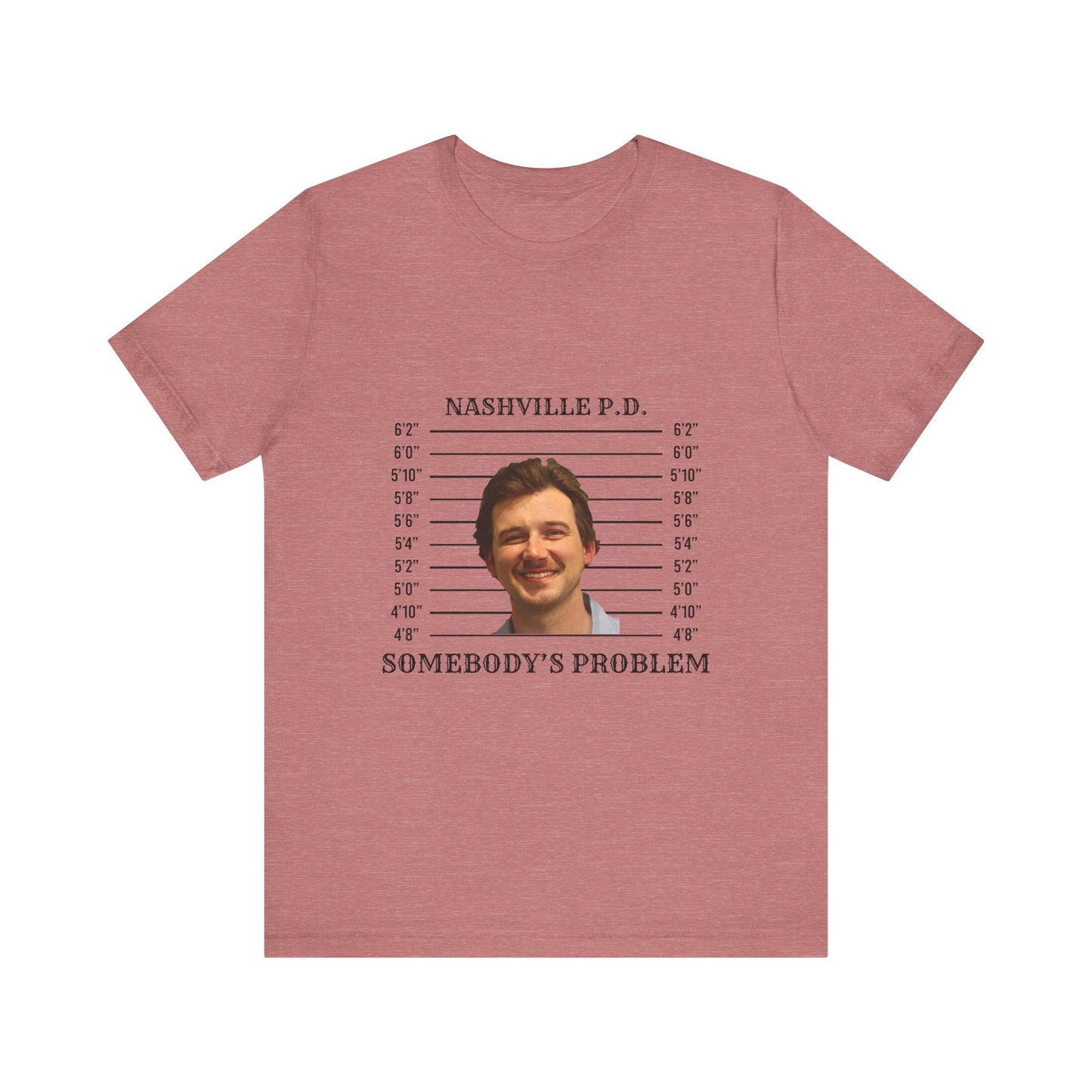 Morgan Mugshot (Unisex Jersey Short Sleeve Tee)