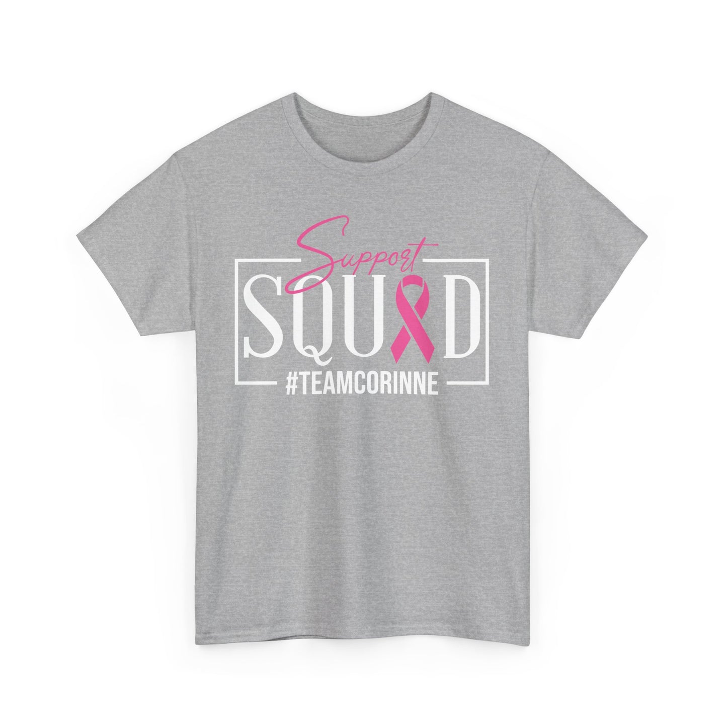 Support Squad Unisex Heavy Cotton Tee - #TeamCorinne