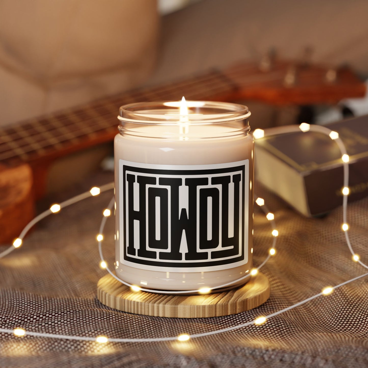 Howdy Scented Soy Candle - Cozy Home Decor, Gift for Friends, Relaxation, Home Fragrance, Aromatherapy