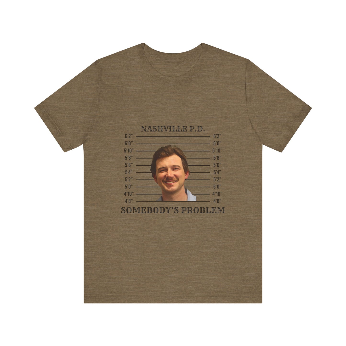 Morgan Mugshot (Unisex Jersey Short Sleeve Tee)