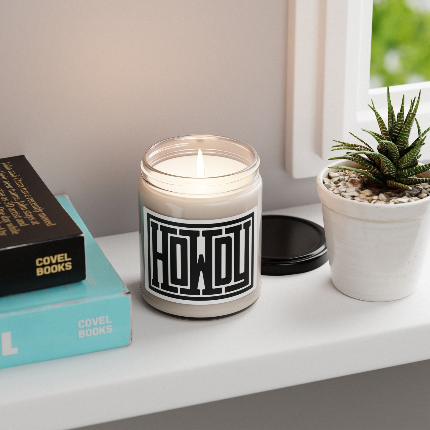 Howdy Scented Soy Candle - Cozy Home Decor, Gift for Friends, Relaxation, Home Fragrance, Aromatherapy