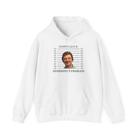 Morgan Mugshot (Unisex Heavy Blend™ Hooded Sweatshirt)