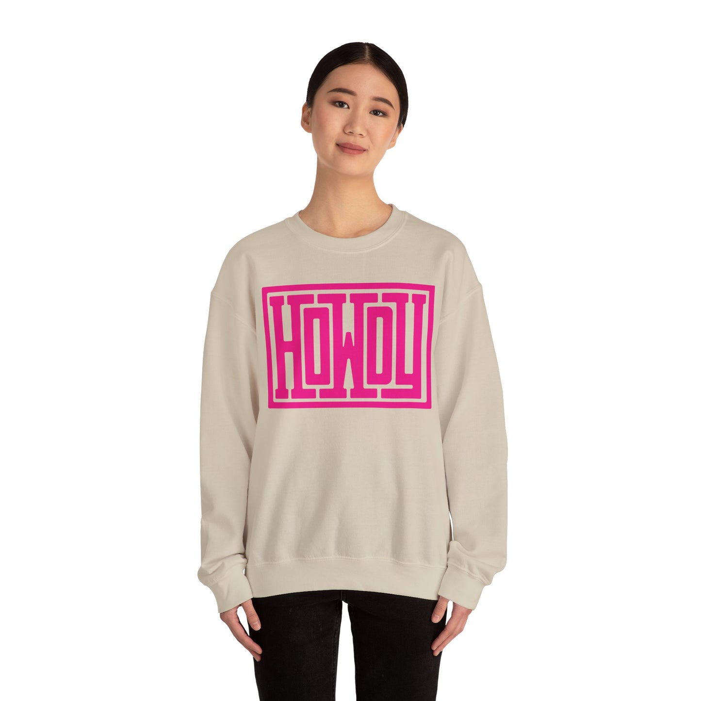 Howdy Unisex Heavy Blend™ Crewneck Sweatshirt - Cozy Casual Wear for Everyday Joy, Gift for Friends, Festivals, and Birthdays, [...]