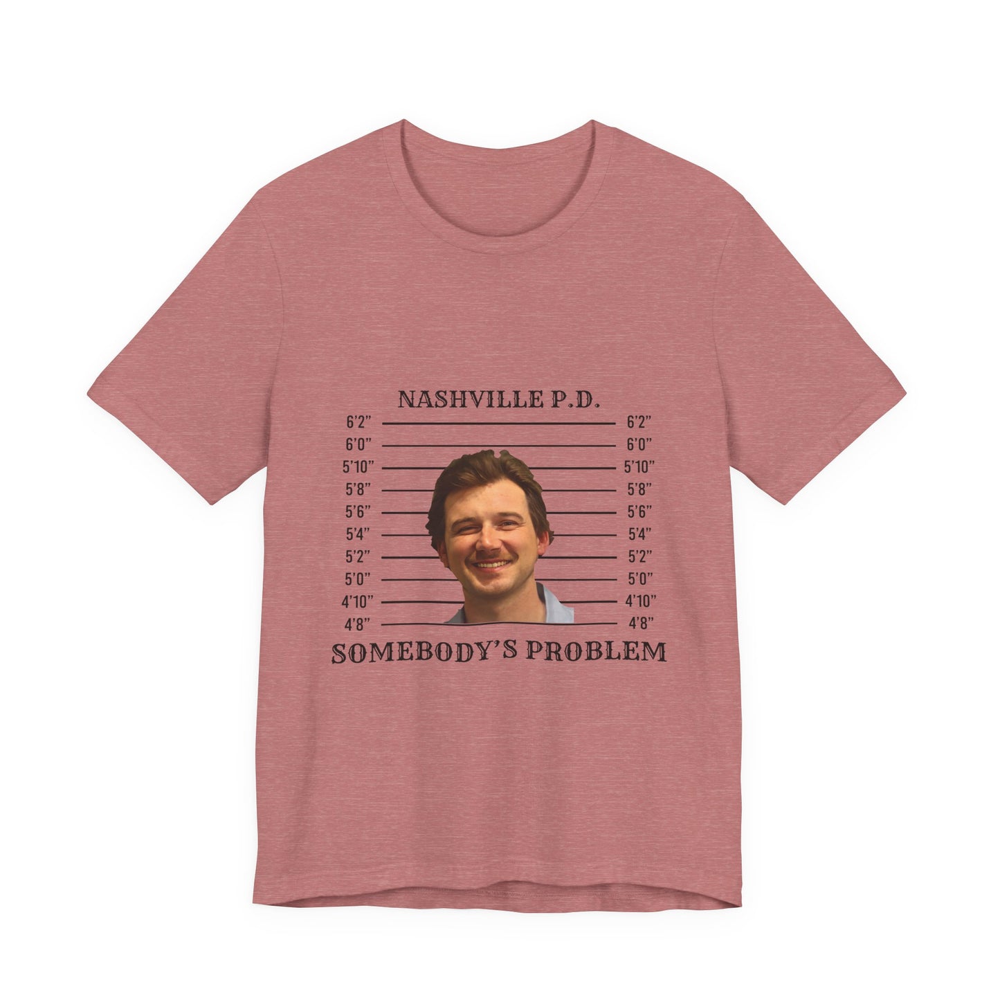 Morgan Mugshot (Unisex Jersey Short Sleeve Tee)